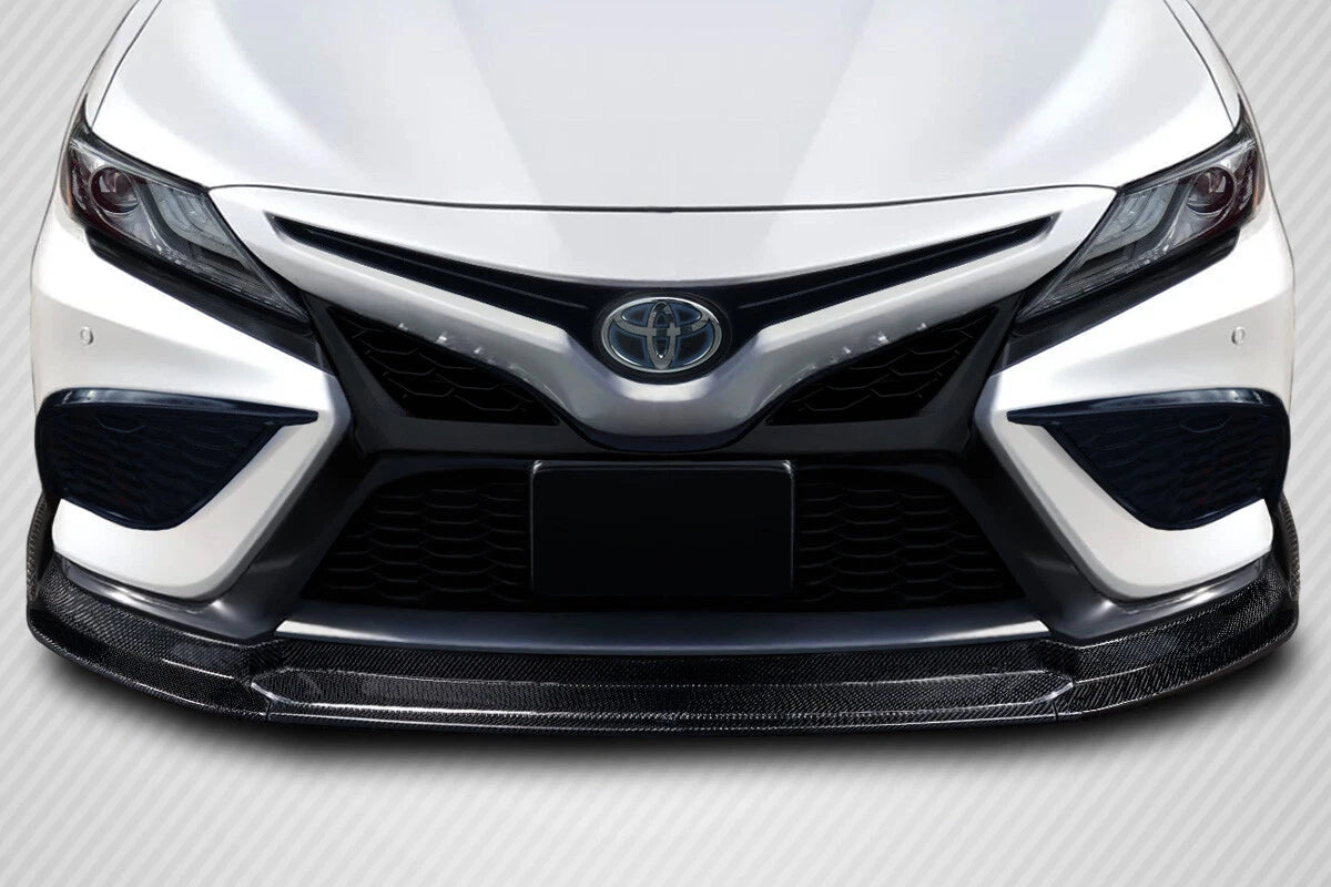 Carbon Fiber Front Bumper Lower Lip Splitter - Toyota Camry XSE SE 2018-2023