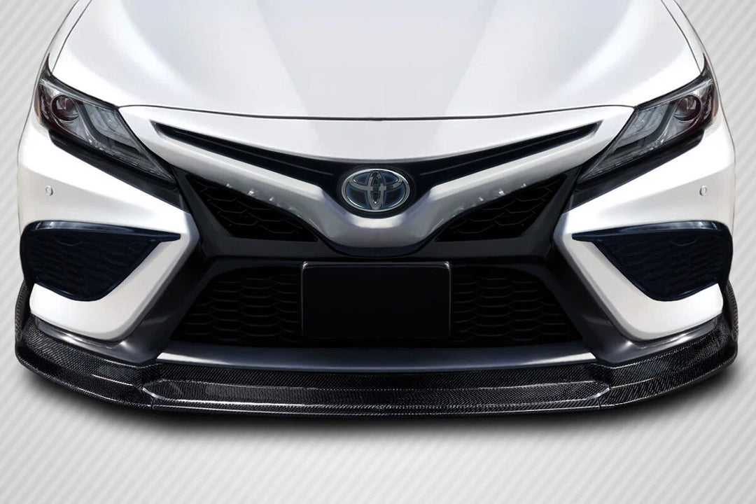 Carbon Fiber Front Bumper Lower Lip Splitter - Toyota Camry XSE SE 2018-2023