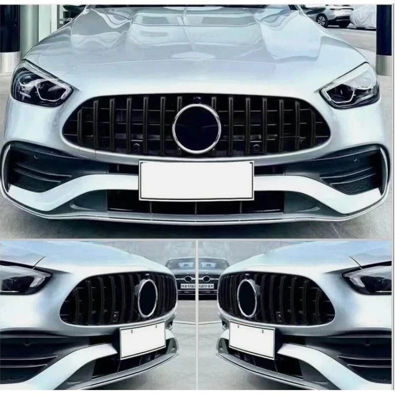 Gloss Black GT Style Front Grille - Mercedes-Benz W236 C236 CLE300 CLE450