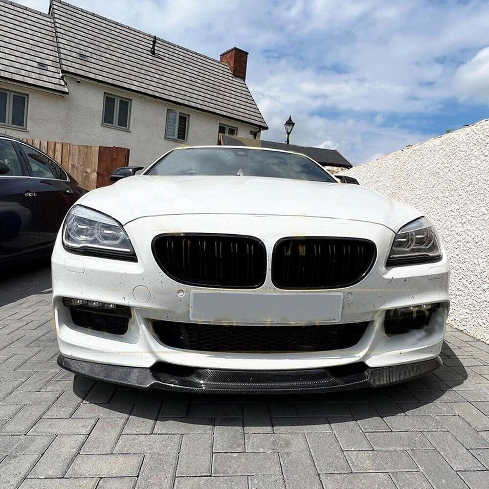 Carbon Fiber Front Lip V2 - BMW F06 F12 F13 M6 650i 640I M Tech