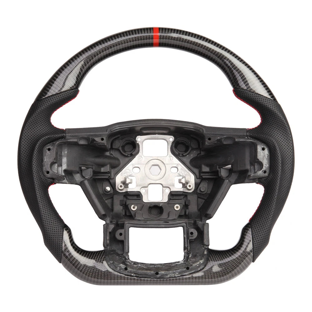 Carbon Fiber Sport Steering Wheel - 2015-2020 Ford F250 F350