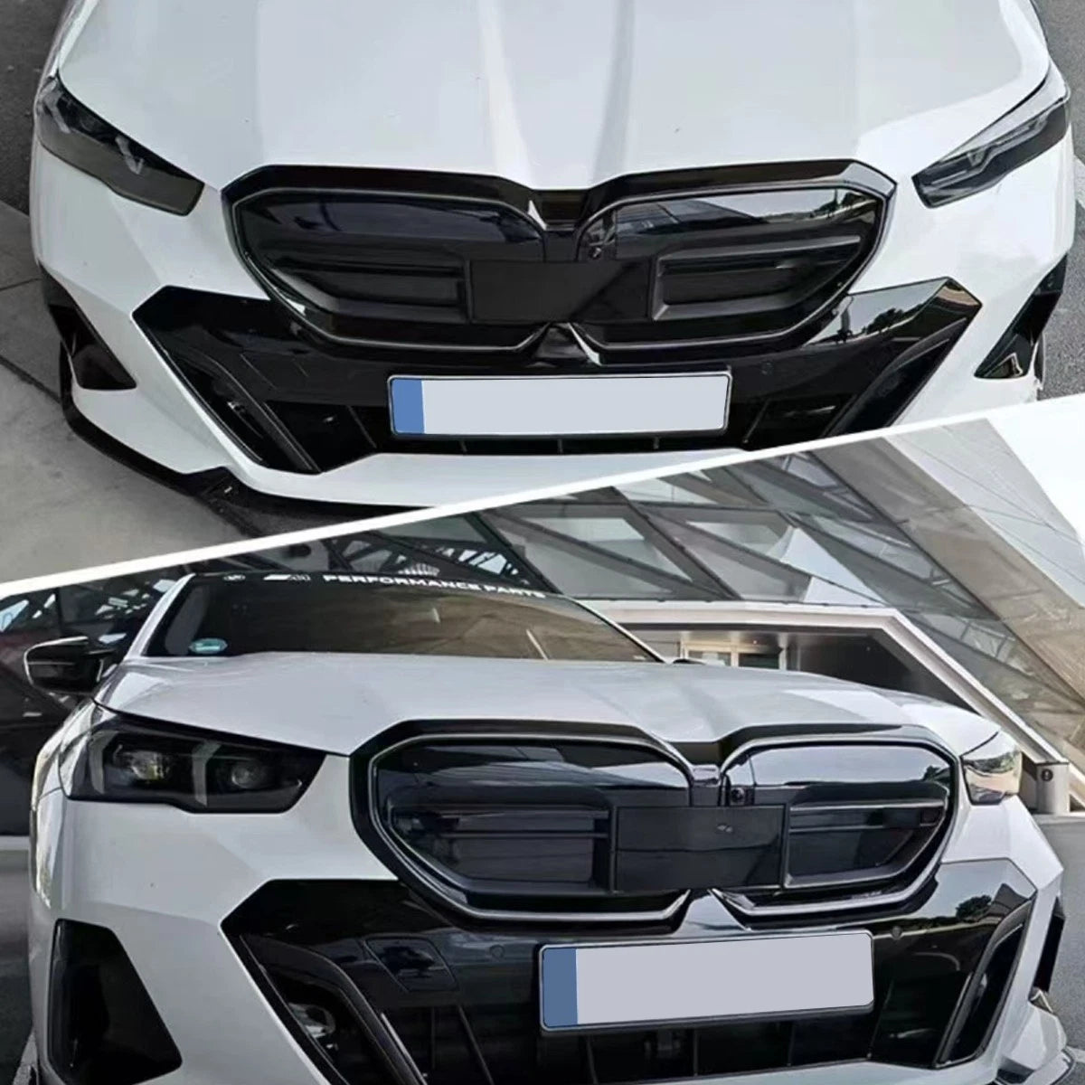 Gloss Black LED Front Kidney Grille -  2024+ BMW 5 Series I5 G60 G61 M60 Glossy Black