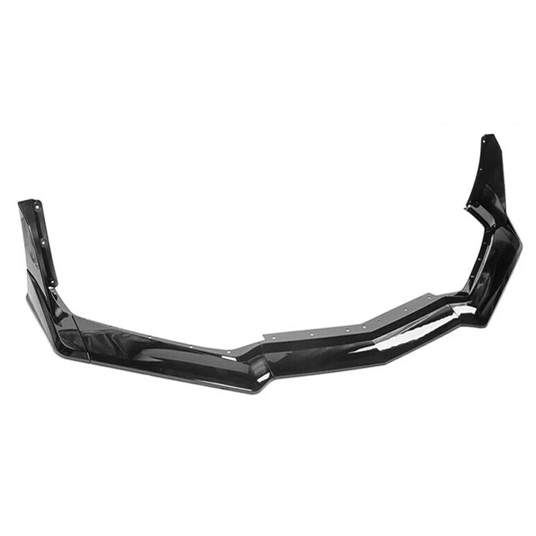 Gloss Black front Lip V2 - Chevrolet Corvette C8 Z51 ZR1