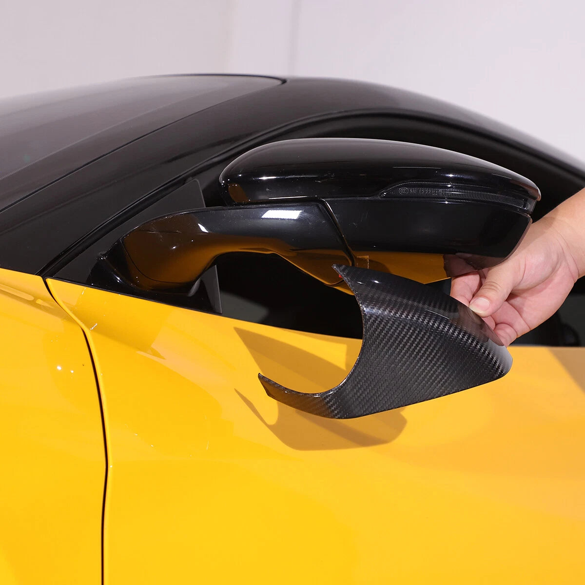 Carbon Fiber Side Bottom Rearview Mirrors Trim Cover -  Lotus Emira 2022-2025
