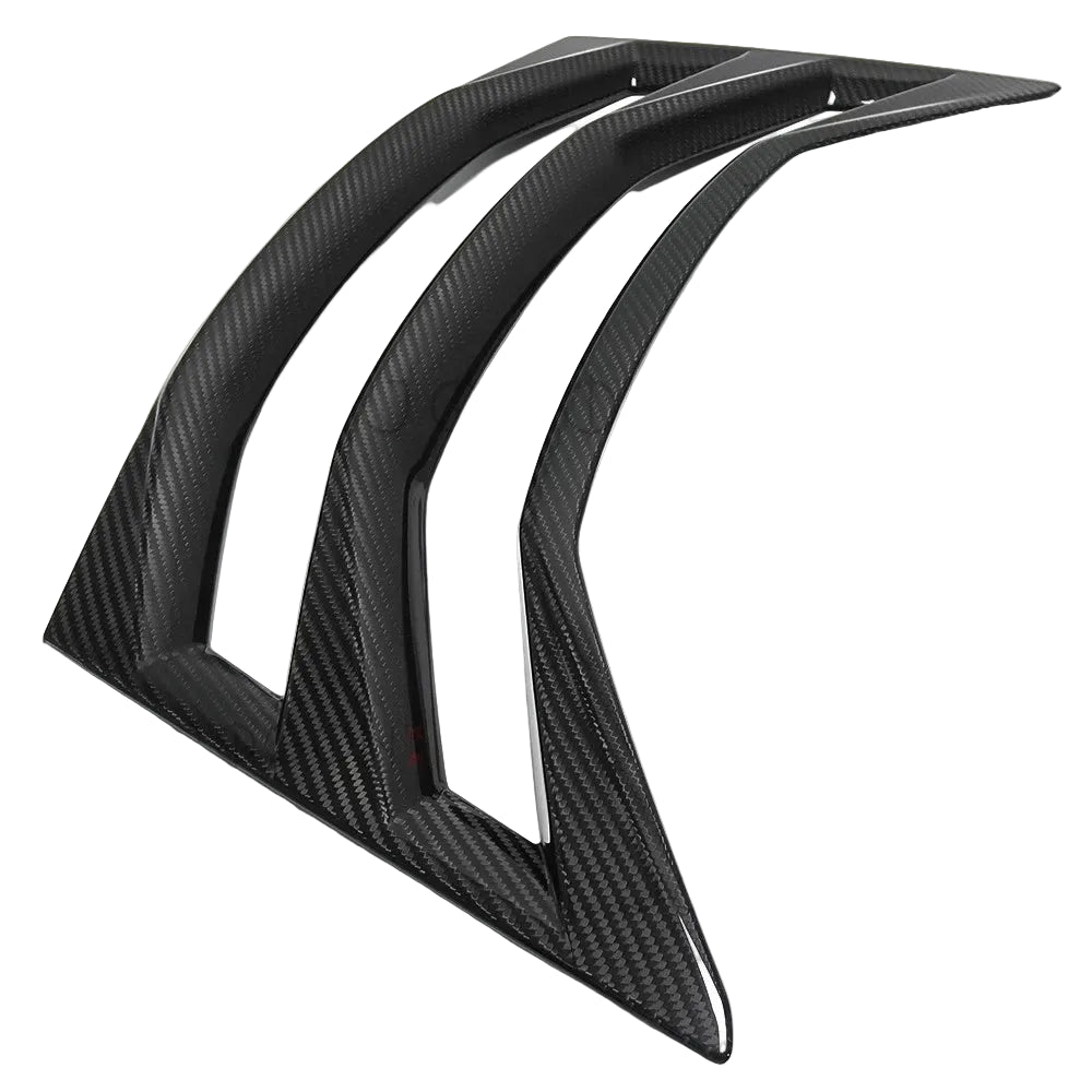 Carbon Fiber Rear Hood Scoop Air Vent Cover Trim - Corvette C8 Convertible HTC 2026+