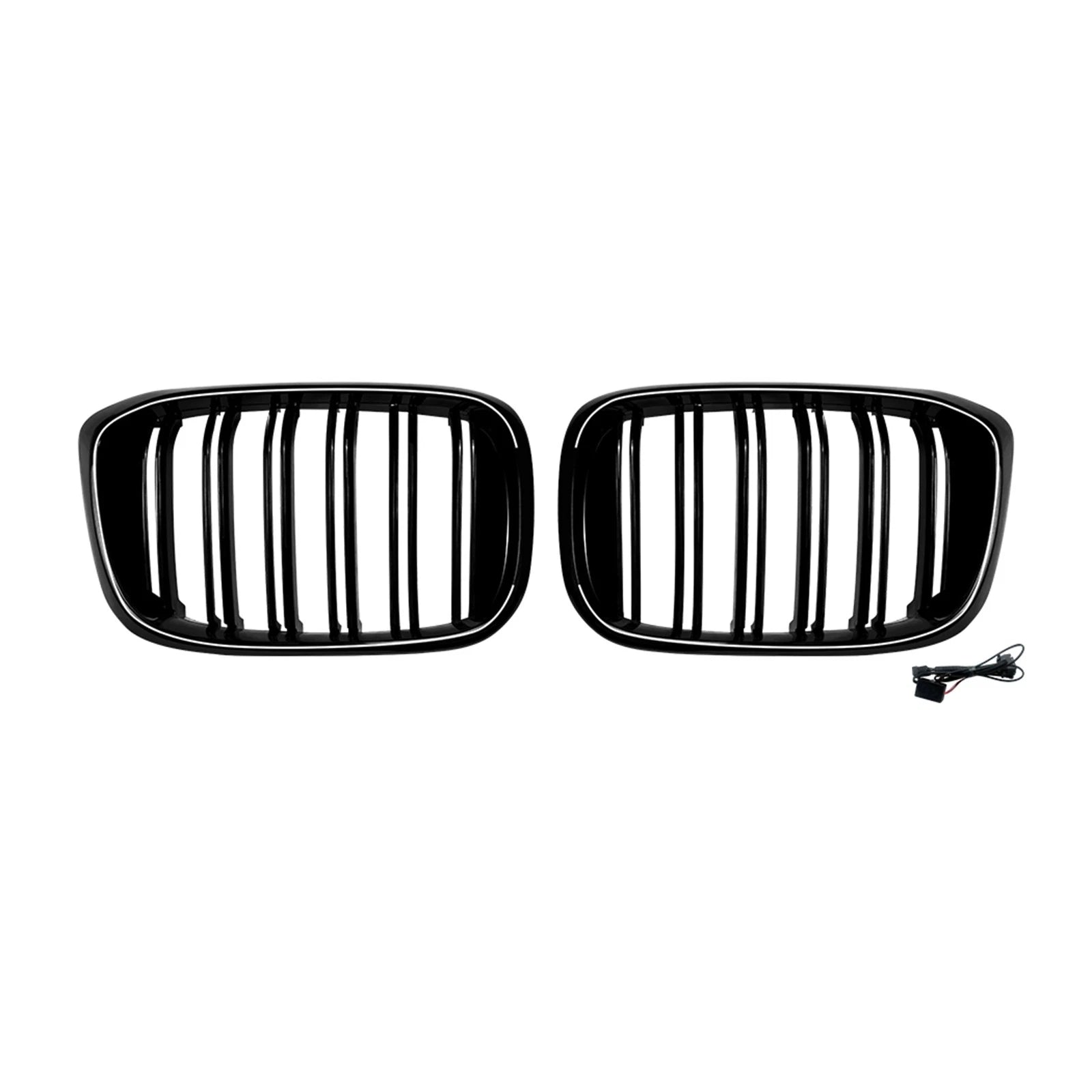Gloss Black Front Grille w/ LED - 2018-2022 BMW X3 X4 G01 G02