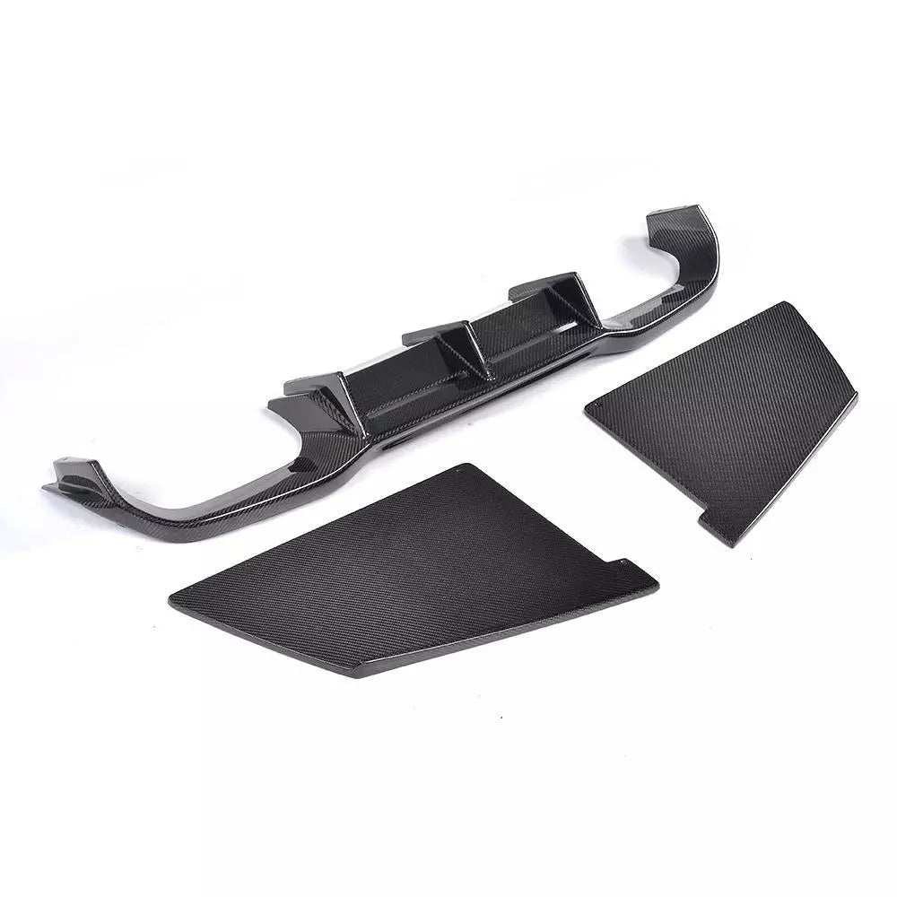MT Style Carbon Fiber Rear diffuser - 2017-2021 BMW F87 M2