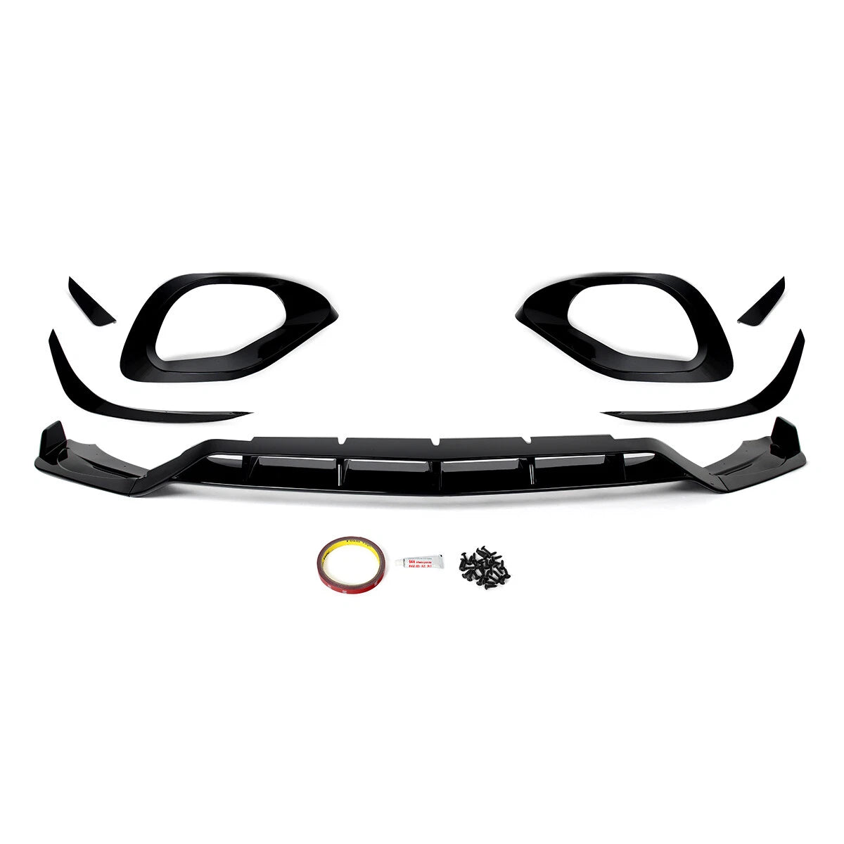 Gloss Black BRB Front Splitter Lip -  Mercedes Benz C Class W206 C class 2021+