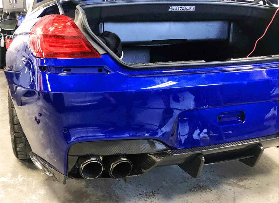Aggresive Carbon Fiber Rear Diffuser -  BMW F06 F12 F13 M6 13-19