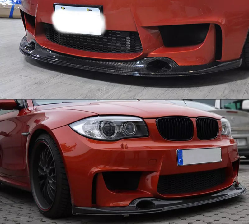 Carbon Fiber GT4 Style Front Lip - 2011-2012  BMW E82 1M