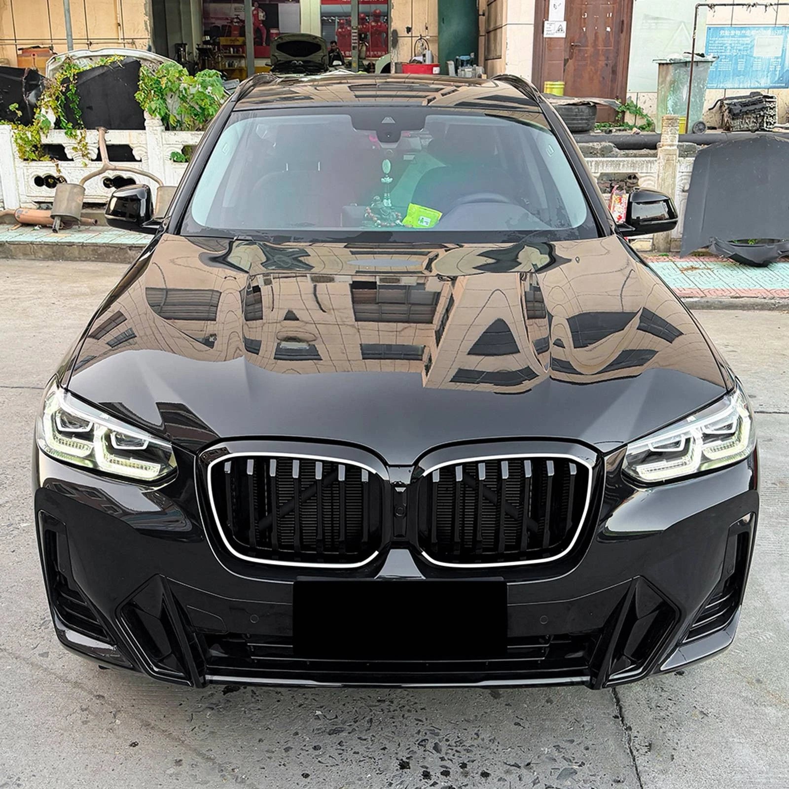 Gloss Black Front Grille w/LED - BMW X3 G01 X4 G02 2022-24