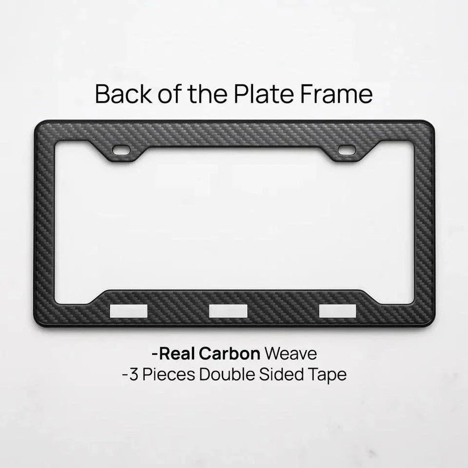 BMW "M Performance" Carbon Fiber License Plate Frame