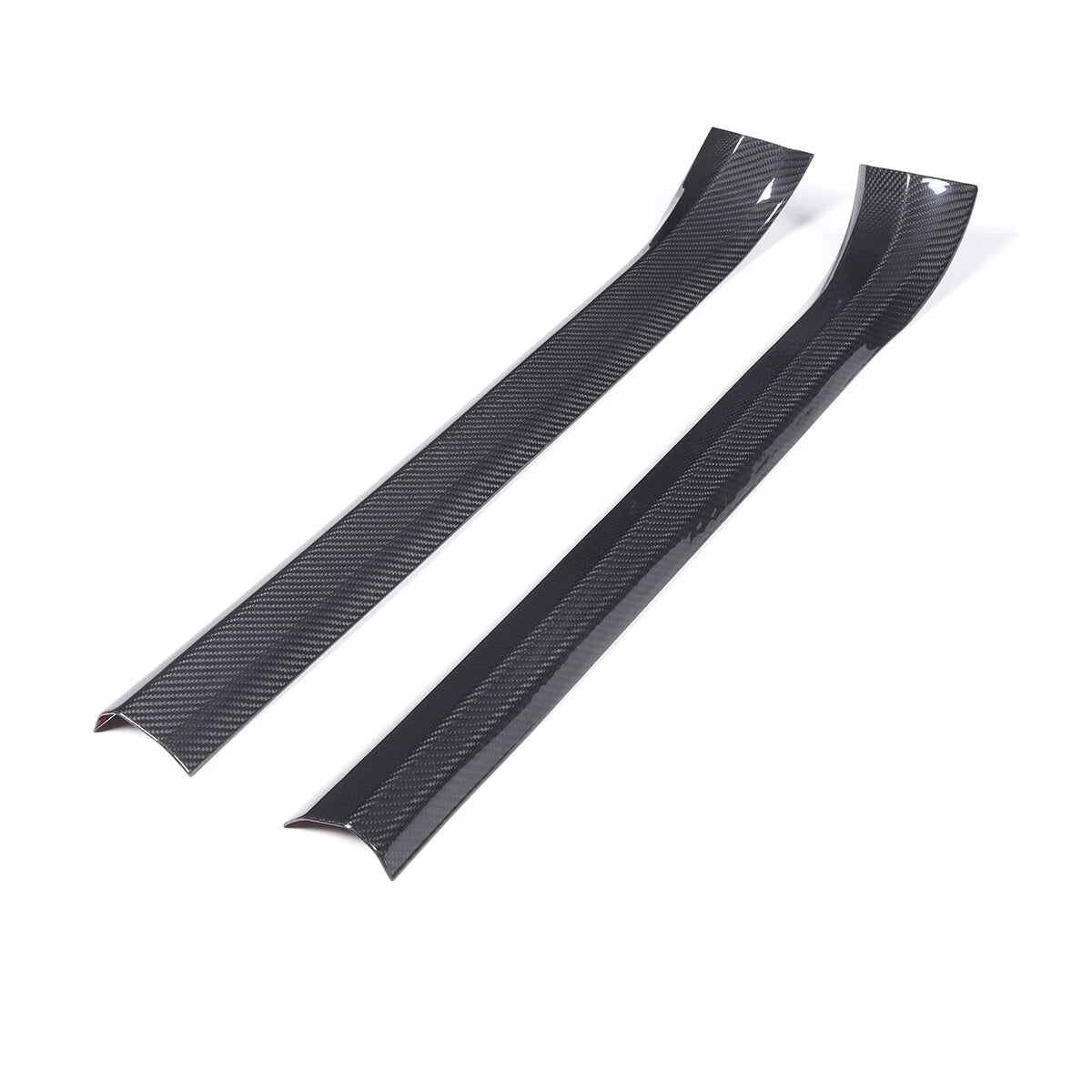 Carbon Fiber Interior Door Sill Trim Cover For Corvette C7 2014-2019