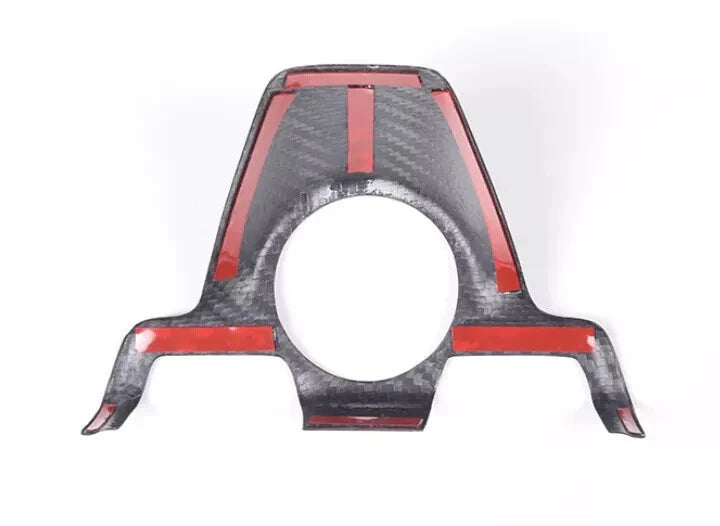 Carbon Fiber Interior Headlight Switch Cover Trim For Porsche 911 992 2019-2023