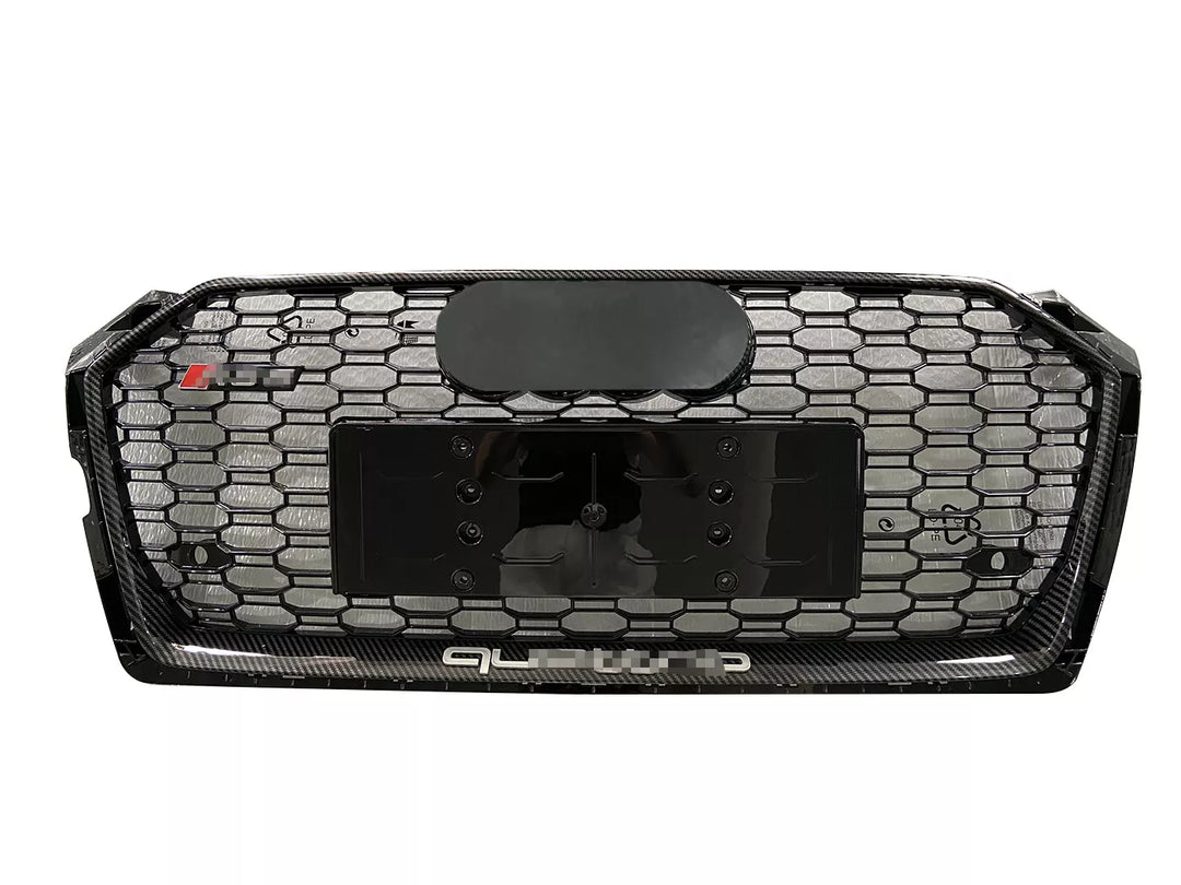 Rs5 Style Carbon Fiber Style HoneyComb Style Grille - Audi A5/S5 B9