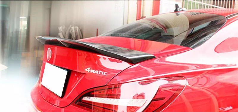 Fit 13-19 Mercedes CLA200 CLA45 AMG Real Carbon Fiber Duckbill Trunk Spoiler Lip 176765634078 Fit 13-19 Mercedes CLA200 CLA45 AMG Real Carbon Fiber Duckbill Trunk Spoiler Lip 176765634078
