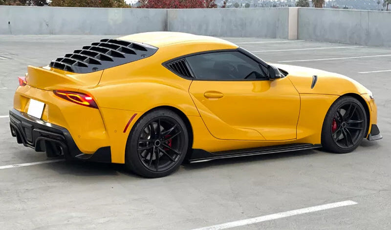 Gloss Black Side Skirts - 20-24 Toyota GR Supra A90 MK5