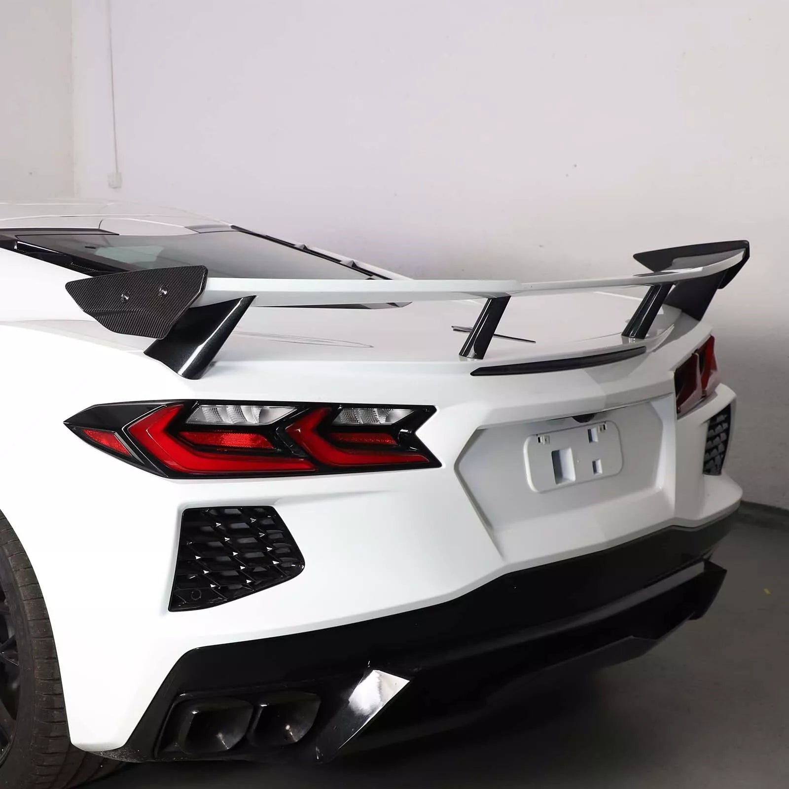 Carbon Fiber Side Spoiler Wing Winglets - 2020-2024 Corvette C8