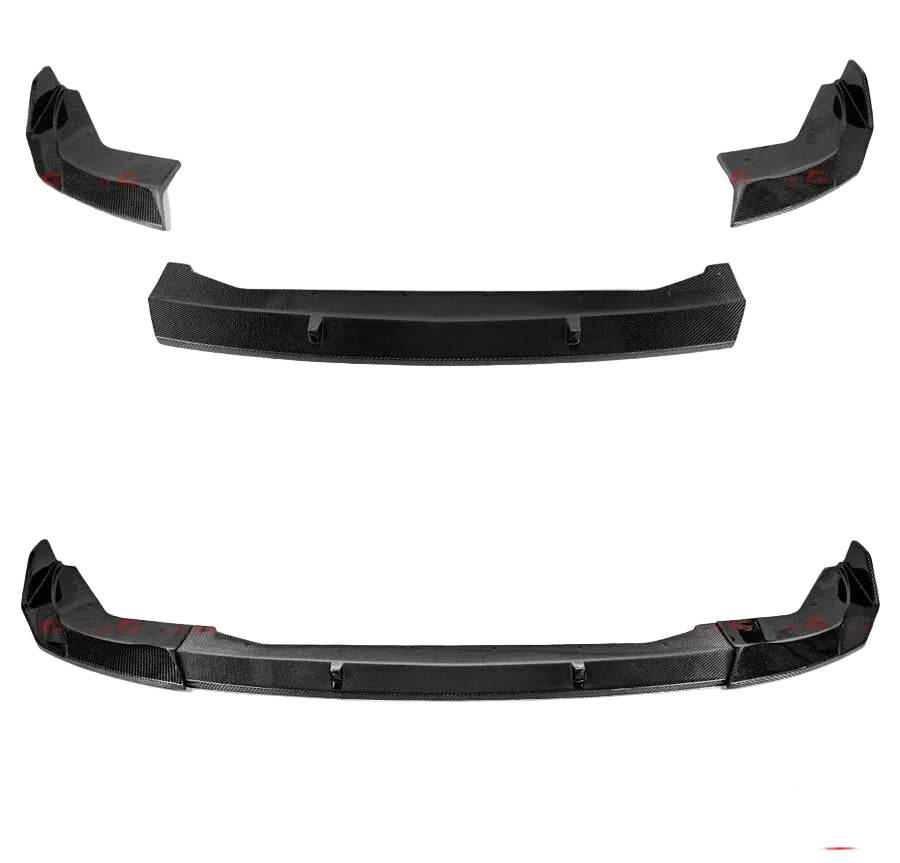 Carbon Fiber CTM V2 V Style Front Splitter Lip - 23-26 BMW M340i 330i G20 LCI