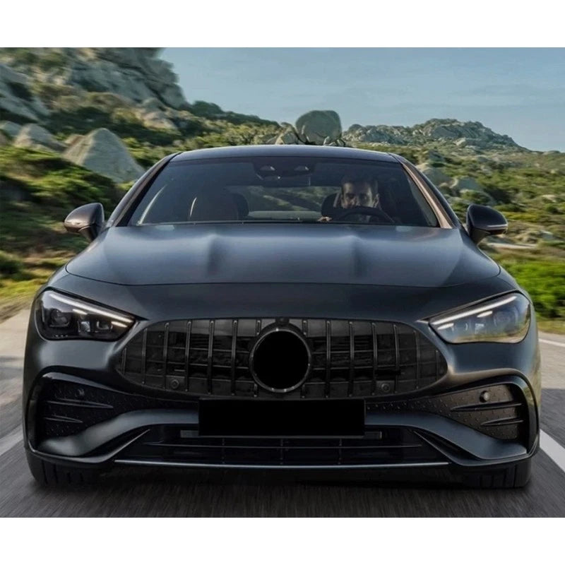 Gloss Black GT Style Front Grille - Mercedes-Benz W236 C236 CLE300 CLE450