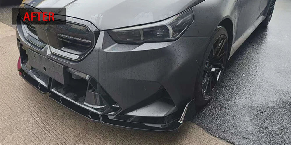 Gloss Black GT Style Front Splitter Lip - BMW G90 G99 M5