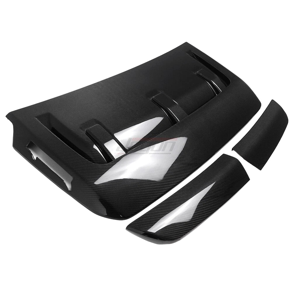 Dry Carbon Front Hood Vent Scoop Panel Trim For Ford F150 F-150 Raptor 2021-2024