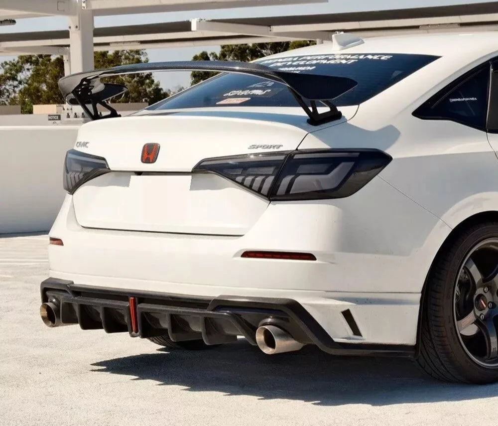 LED Sequential Smoked Tail Lights Upgrade - Honda Civic 11th Gen Sedan 2022-2024