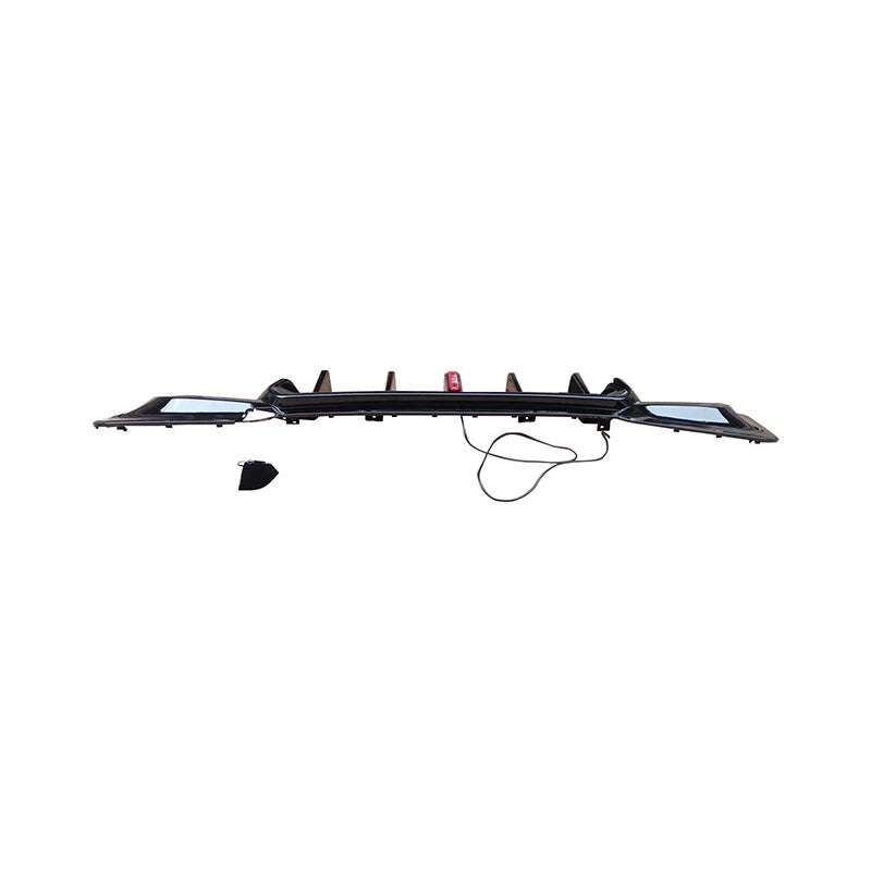 Gloss Black Rear Diffuser w/ Brakelight V2 - BMW X3 G01 M Sport