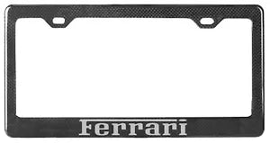 Carbon Fiber License Plate Frame - Ferrari Carbon Fiber License Plate Frame - Ferrari