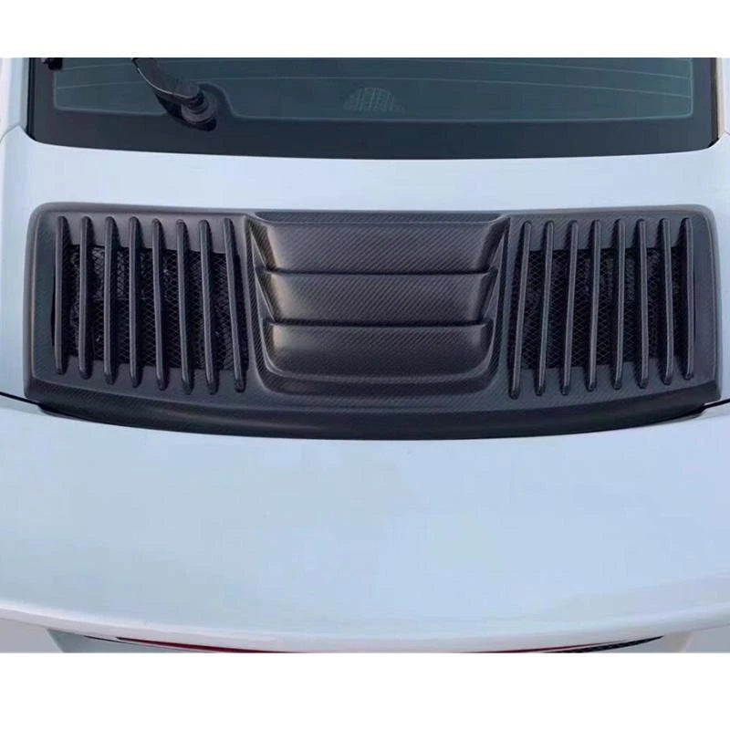 Carbon Fiber T Style Engine Cover Trunk Vent - 2013-2015 Porsche 911 Carrera 991.1