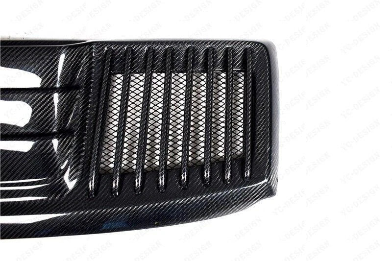 Carbon Fiber T Style Engine Cover Trunk Vent - 2013-2015 Porsche 911 Carrera 991.1