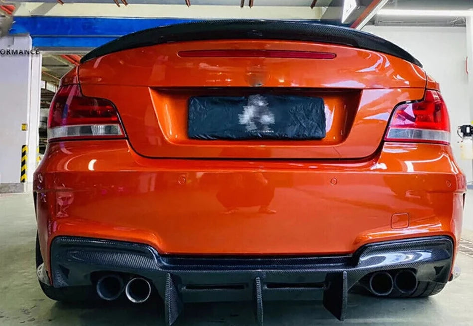 Carbon Fiber Rear Diffuser - BMW E82 1M