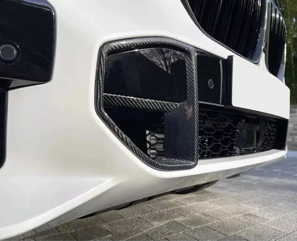 Carbon Fiber Front Bumper Air Vent Cover Trim - BMW X5 G05 M-Sport 2019-2020