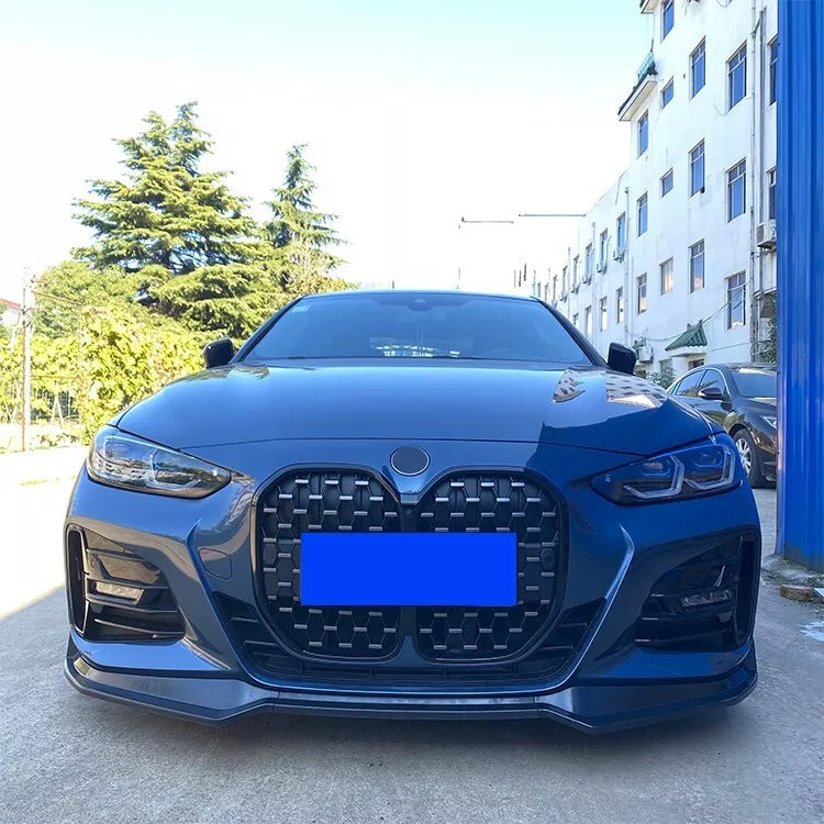 Gloss Black Front Lip - BMW  4-Series G22 G23 M Sport 2020+