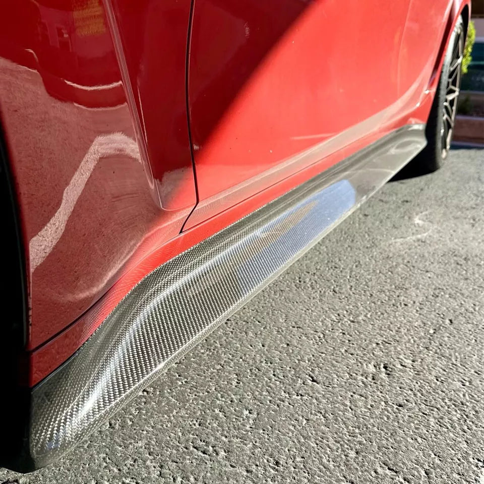 Carbon Fiber Side Skirt Replacement - 2021-25 BMW G80 M3