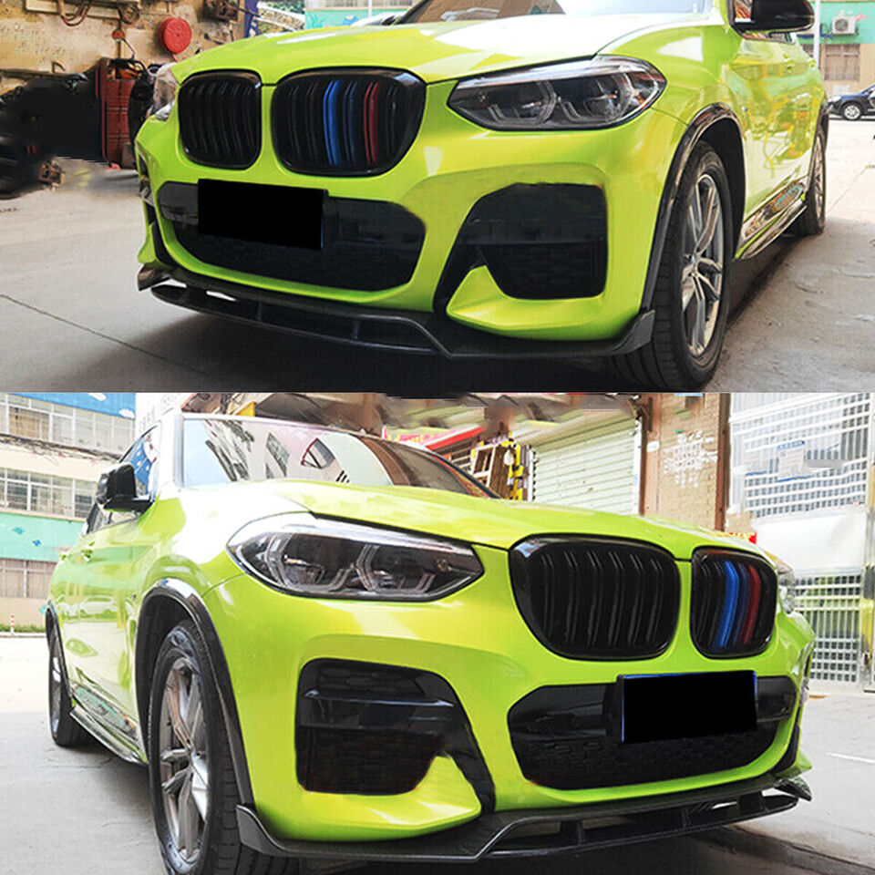 Front Bumper Lip Splitter Gloss Black (2pc) - BMW X3 G01 M40i X4 G02