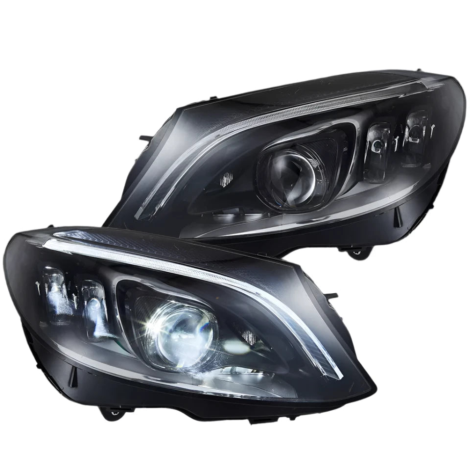 Full LED Headlights - Mercedes Benz C-Class AMG W205 2015-2021