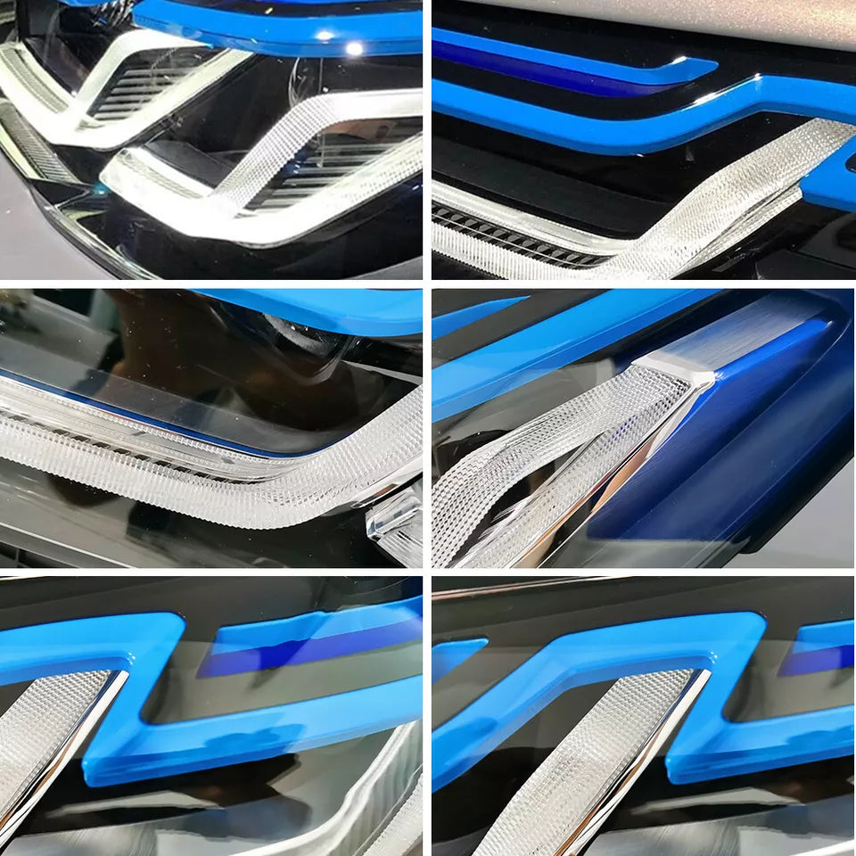 LED HEADLIGHT CSL Yellow/WHITE DRL Facelift Upgrade - BMW F90 M5 & G30 / G38 5 Series