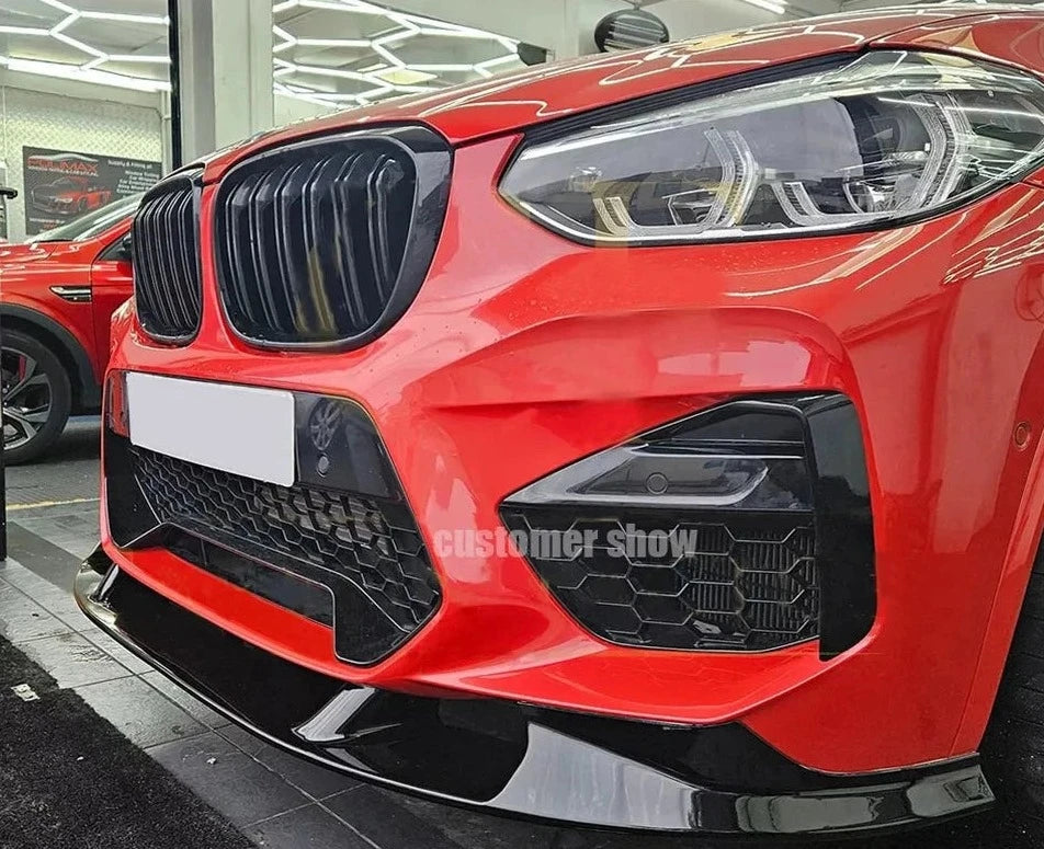 Gloss Black Front Lip - BMW X3 M F97 X4 M F98