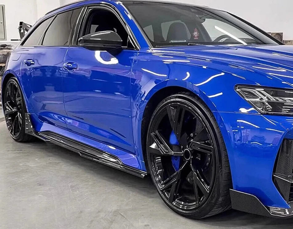 Carbon Fiber Side Skirts - Audi RS6 / RS7 C8