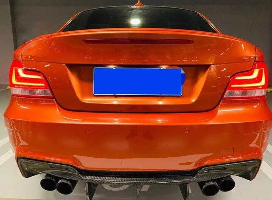 Carbon Fiber Rear Diffuser - BMW E82 1M