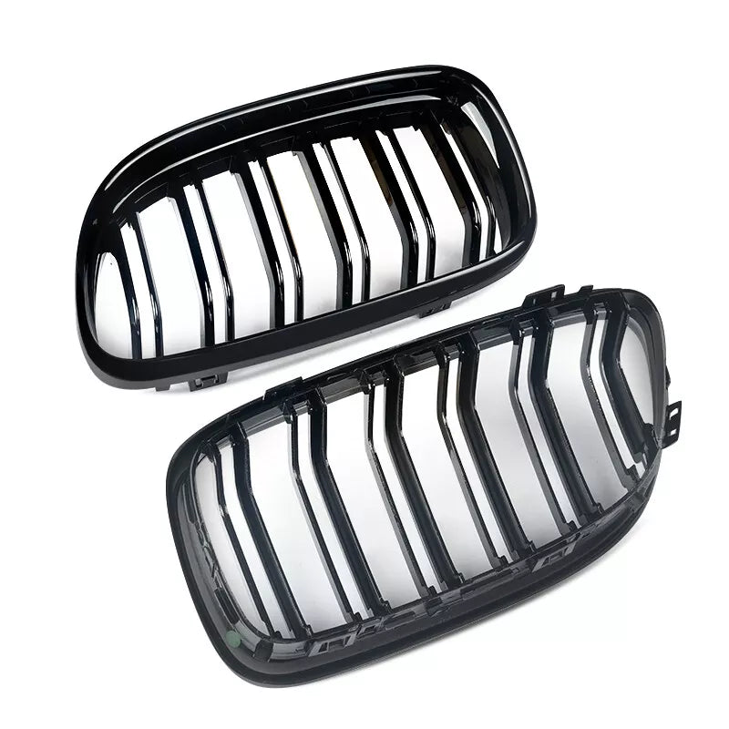 LCI Gloss Black Front Kidney Grille - BMW E90 E91 3 Series