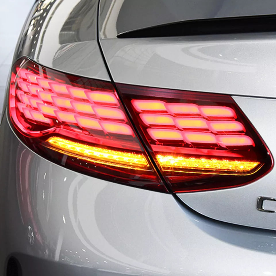 FULL LED Tail Lights Sequential w/ Animation - 2015-2021 Mercedes Benz C-Class