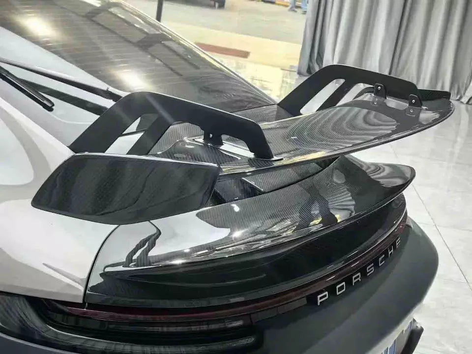 Carbon Fiber Rear Trunk Spoiler - Porsche 911 992 Carrera GTS