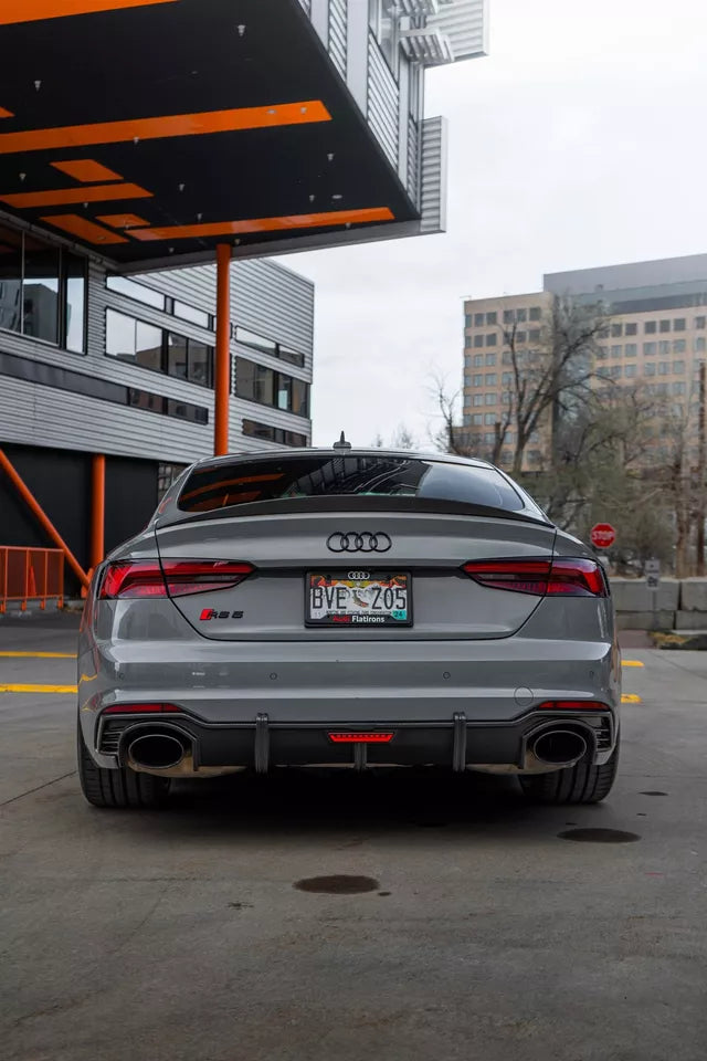 Carbon Fiber Rear Diffuser w/ LED  - RS5 2020+