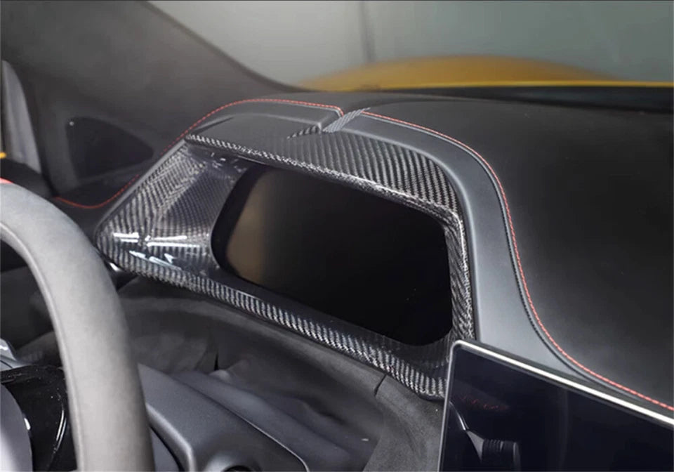 Carbon Fiber Inner Dashboard Cluster Frame Trim Cover - Lotus Emira 2021-2024