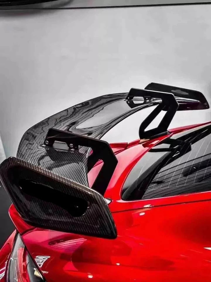 GT4RS Style Carbon Fiber Rear Spoiler Wing - Porsche 718 (981 & 987) B ...