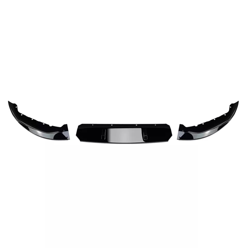 V2 Gloss Black Front Lip -  BMW 5 Series G30 M Sport LCI 2021-2023