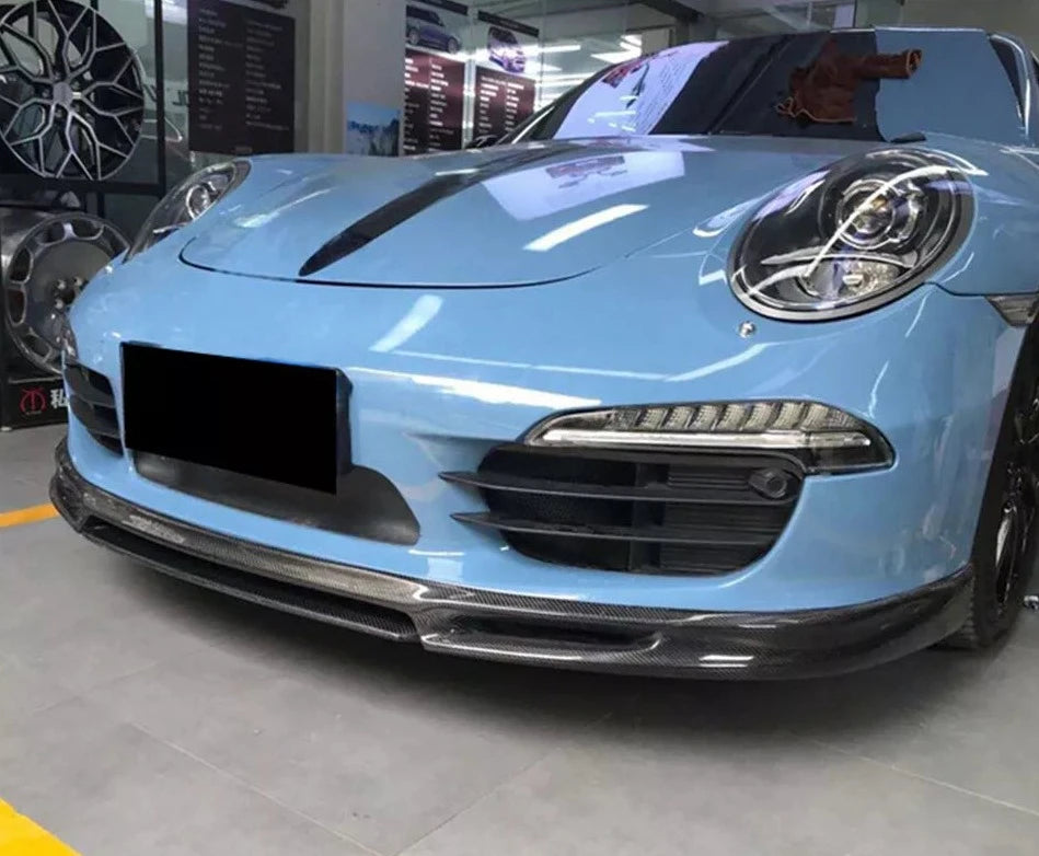 Carbon Fiber Front Bumper Lip - Porsche 991 & 991.1
