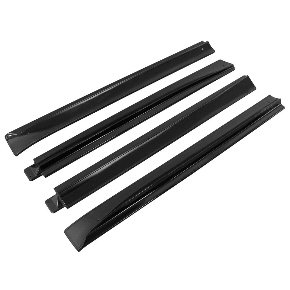 Gloss Black Side Skirts Extension v2 - 20-24 Tesla Model Y